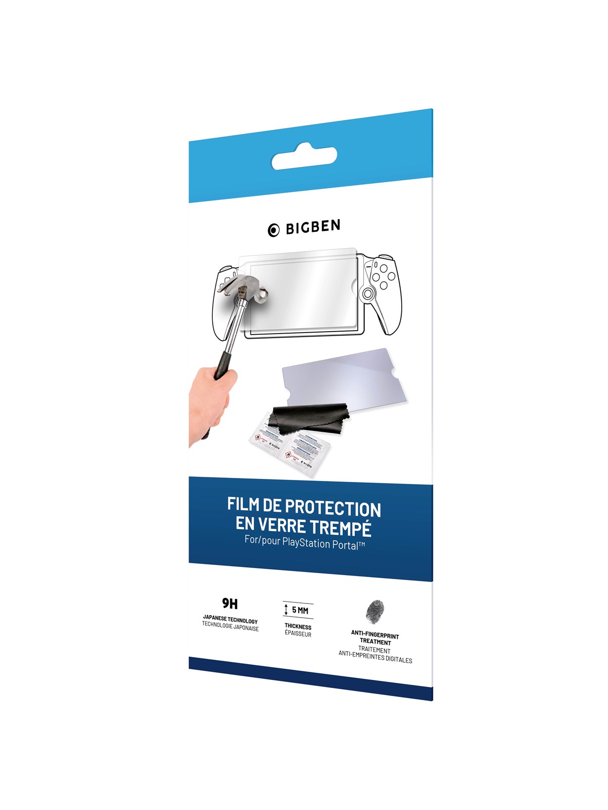 Nacon Tempered Glass - Miscellaneous Displayschutzfolie - Playstation Portal - Gaming Zubehoer - 3665962024661
