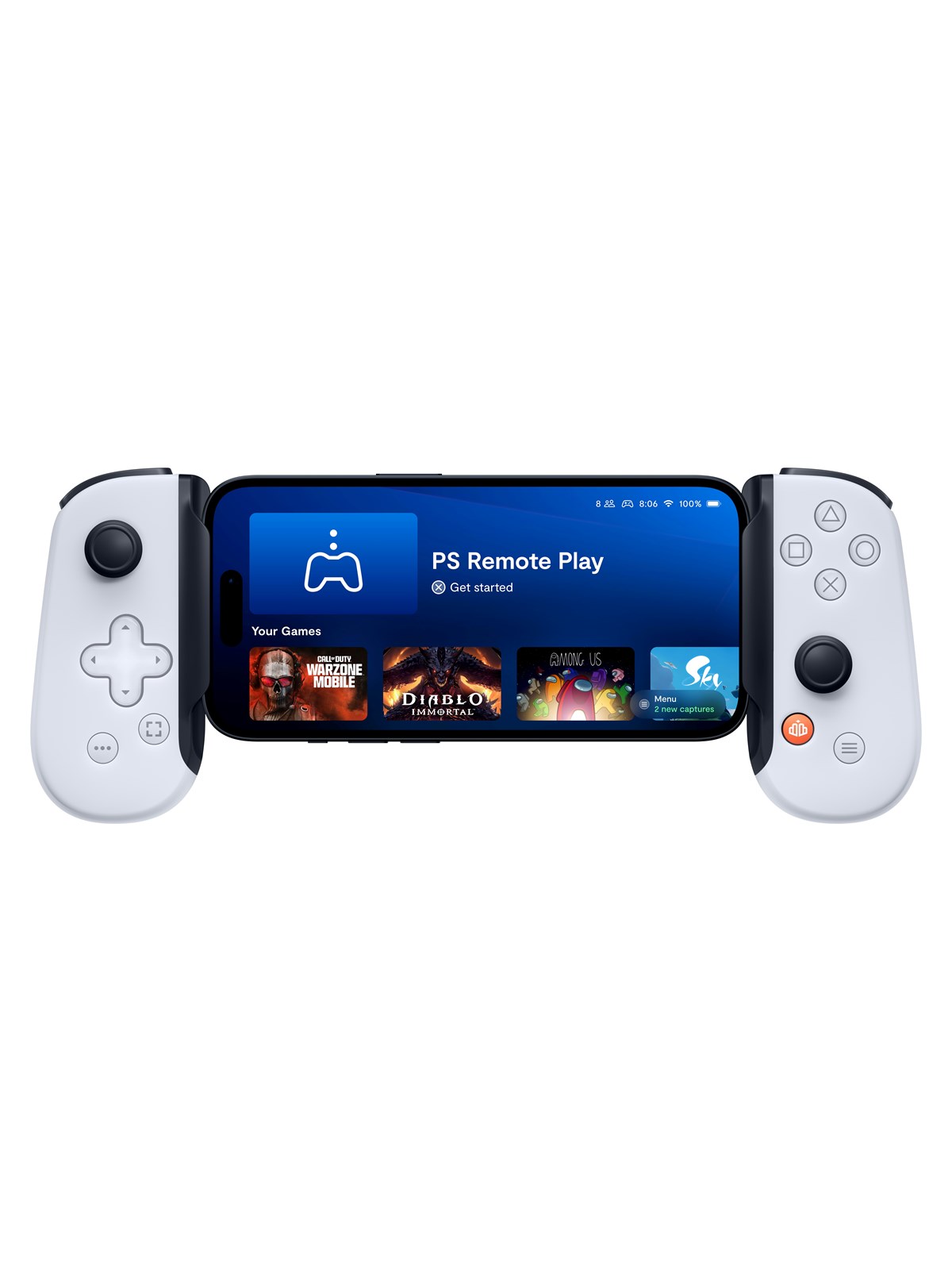 Backbone One Usb-c Playstation Edition - White - Wired Controller - Android - Gaming Zubehoer - Bb-51-p-ws