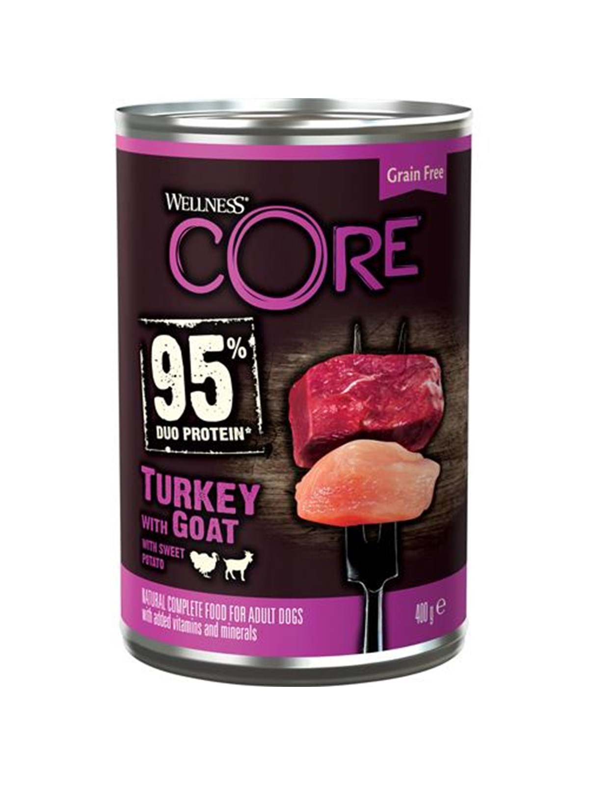 Core 95 Turkey/goat 400g - Hunde - Wch350040