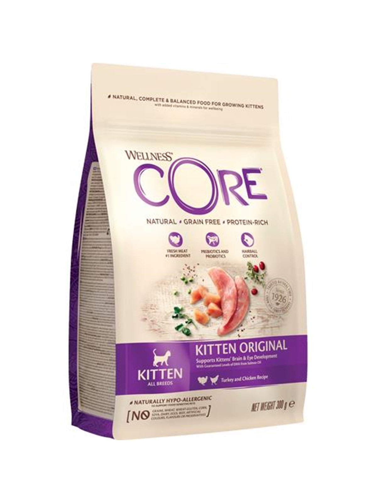 Core Kitten Turkey With Salmon Recipe 300 g - Katzen - Wck010030
