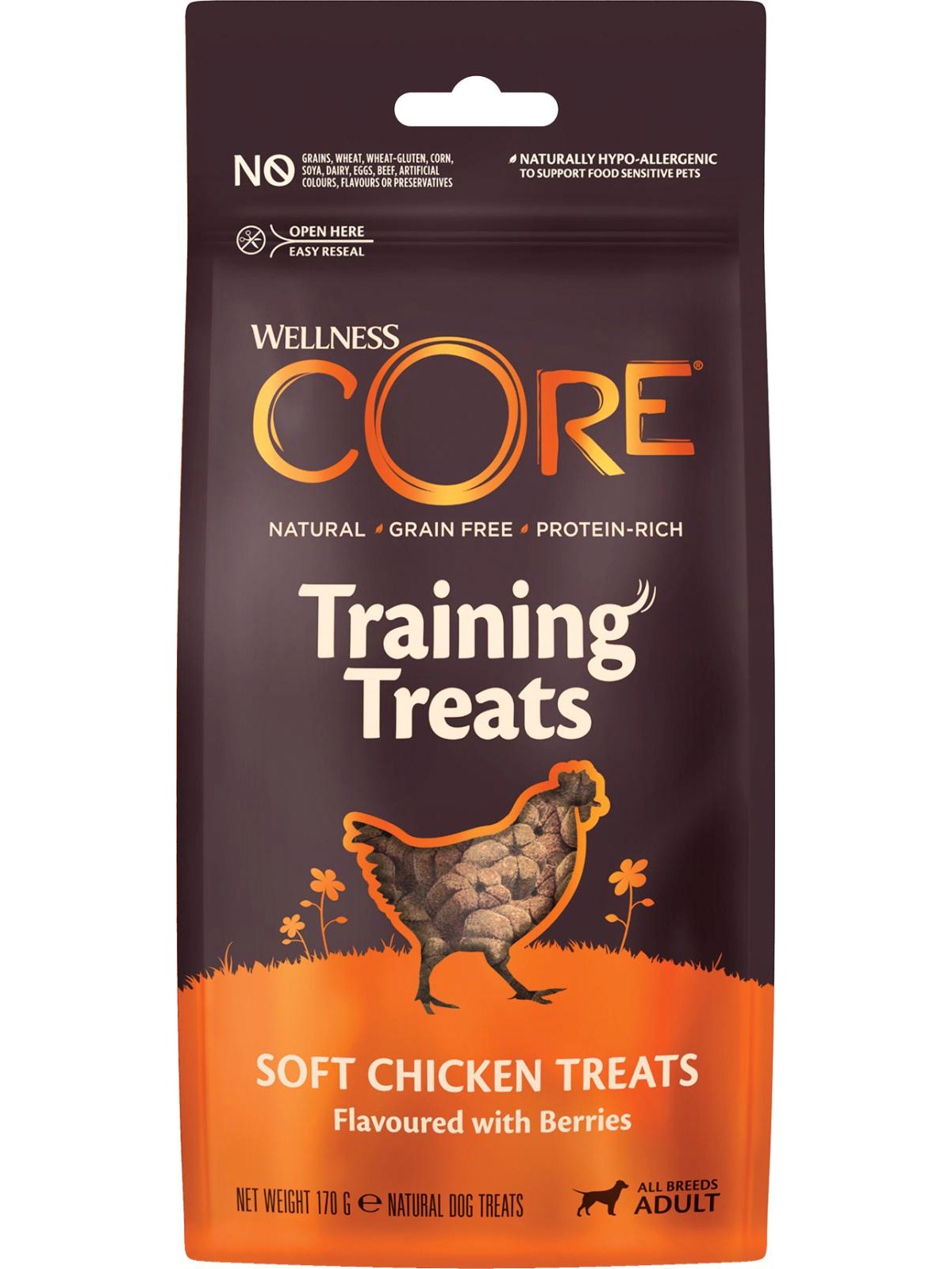 Core Training Treats Chicken Flavoured With Berrie - Hunde - Wch500017