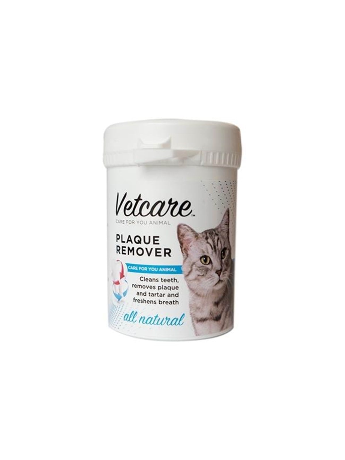 Vetcare Rein Natürlicher Plaque-entferner Pulver Für Katzen 40g - Hunde - 22032