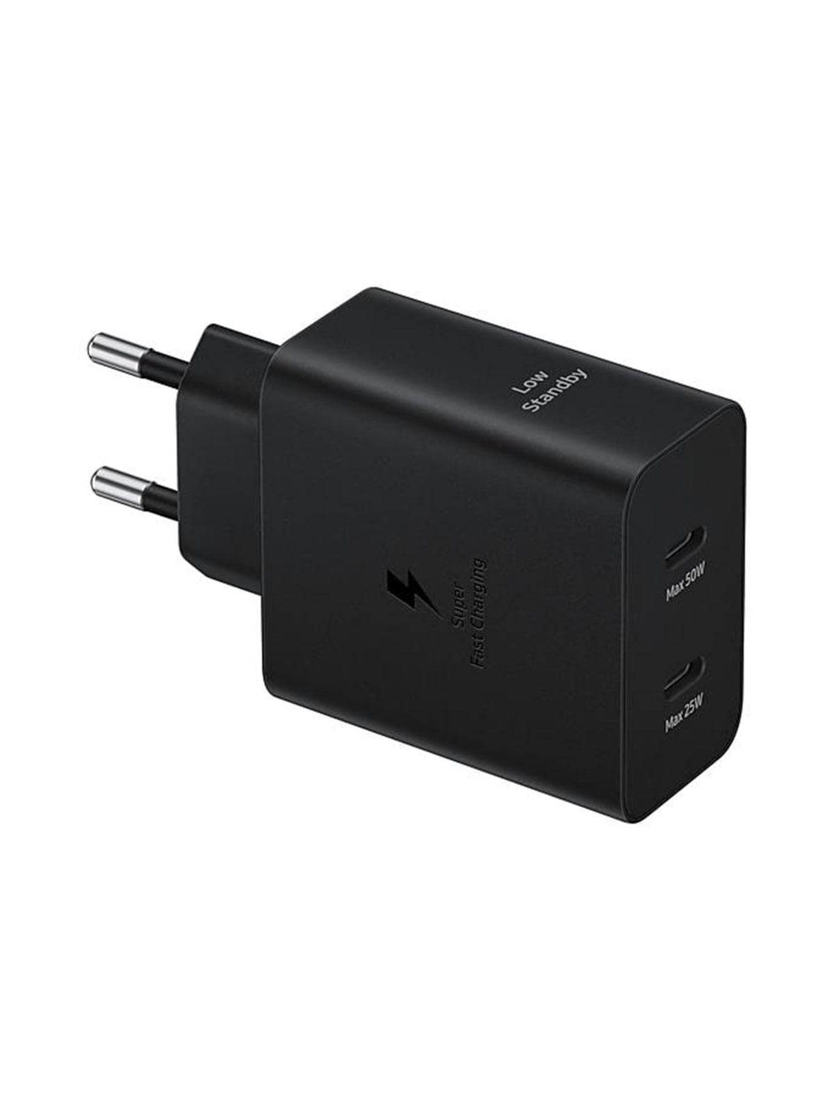 Samsung 50w Power Adapter Duo - Black - Handys Adapter Und Ladegeraete - Ep-t5020xbegeu