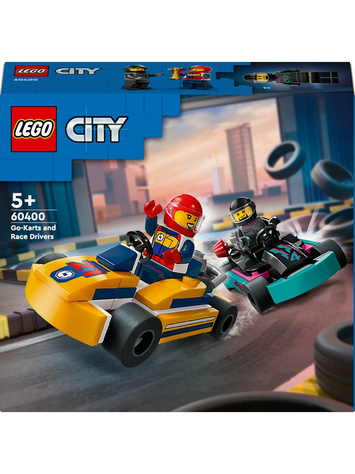 LEGO City 60400 Go-Karts mit Rennfahrern