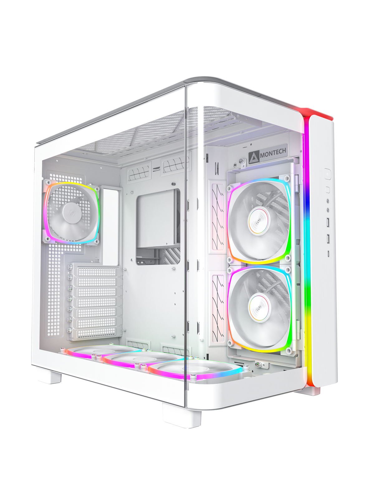 Montech King 95 Pro - White - Gehäuse - Miditower - Weiß - Gehaeuse - King 95 Pro WH