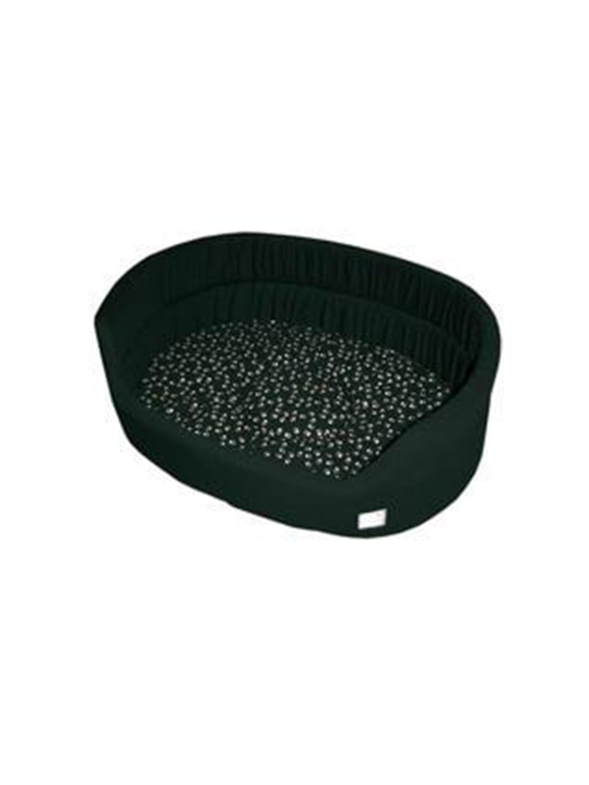 Danish Design Black With Silver Paws Slumber Bed 60cm - Hunde - D01524