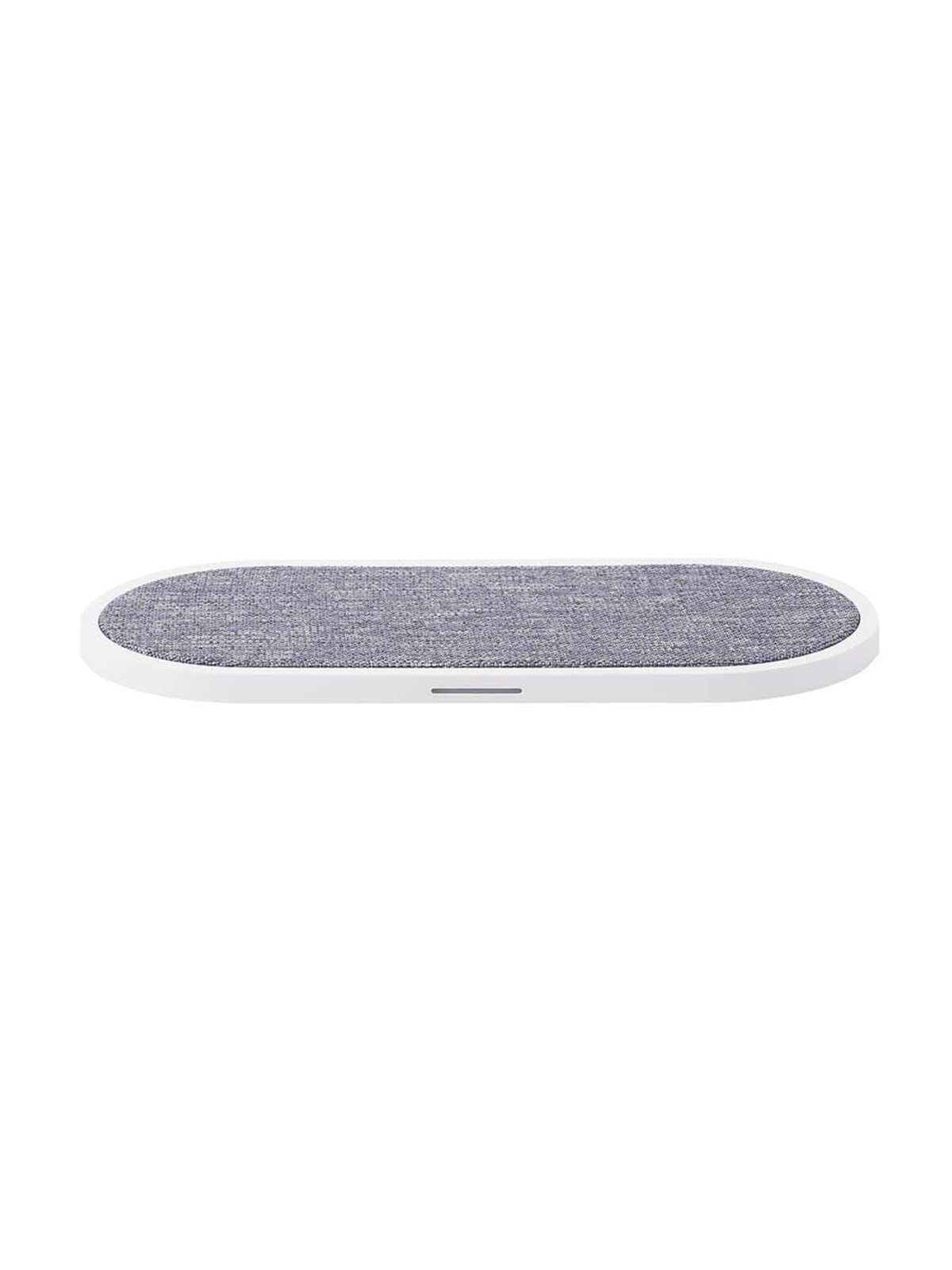 Gear Wireless Dual QI Charger Usb-c Port 2x10w White With Grey Textile - Handys Adapter Und Ladegeraete - 665101