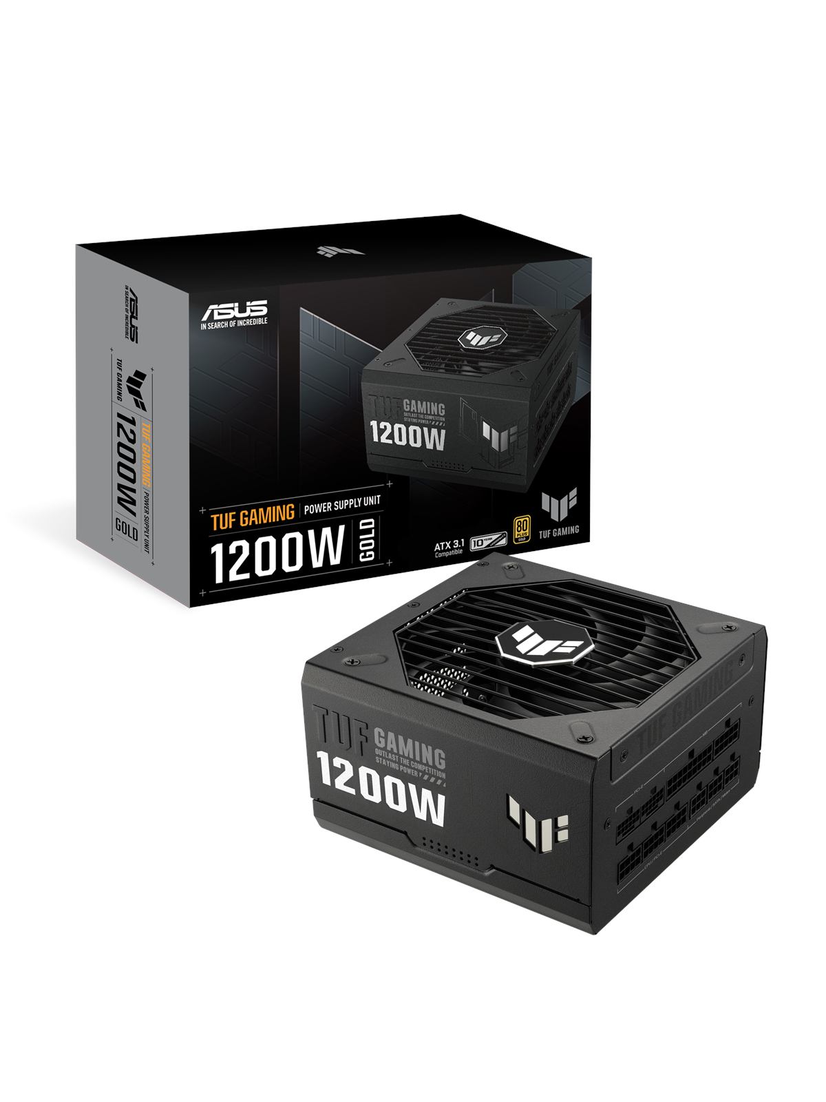 Asus Tuf Gaming 1200g Netzteile - 1200 Watt - 135 mm - Atx 3.0 - 80 Plus Gold Zertifiziert - 90ye00s0-b0na00