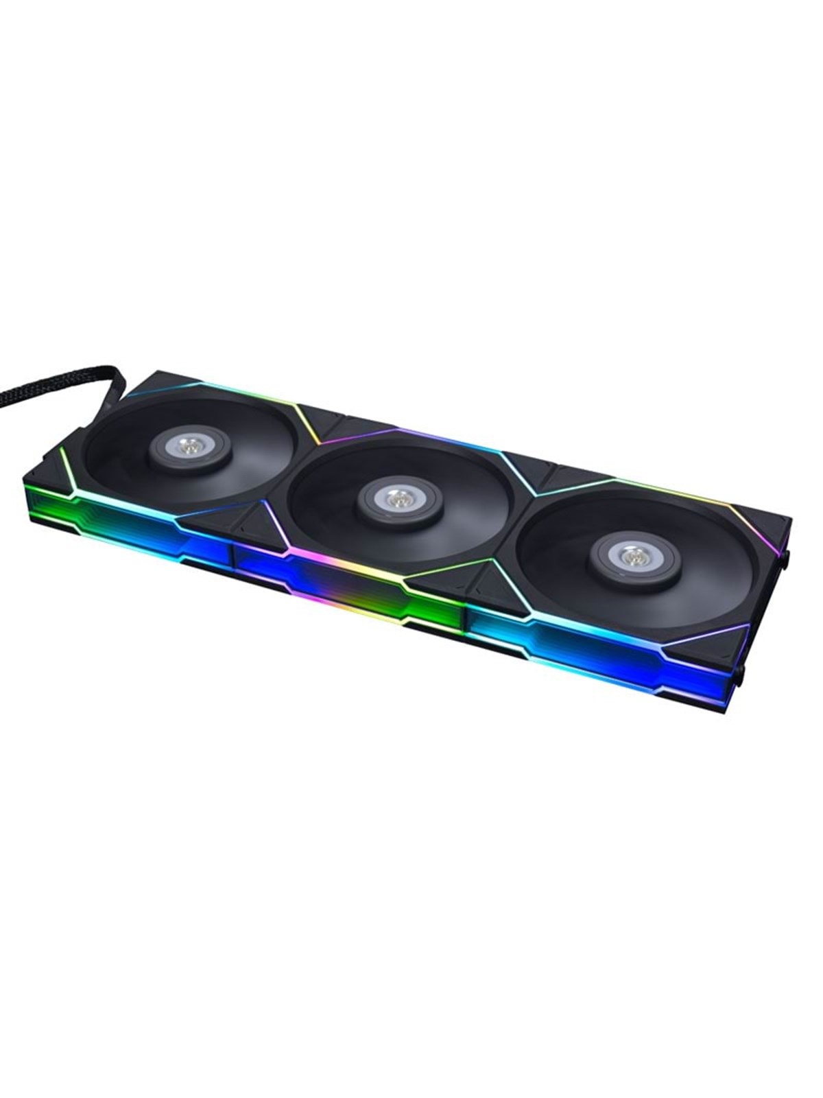 Lian Li Uni Fan TL 120 (3-pack) - Gehäuselüfter - 120mm - Schwarz Mit Rgb Led - 33 Dba - Gehaeuseluefter - 12tl3b