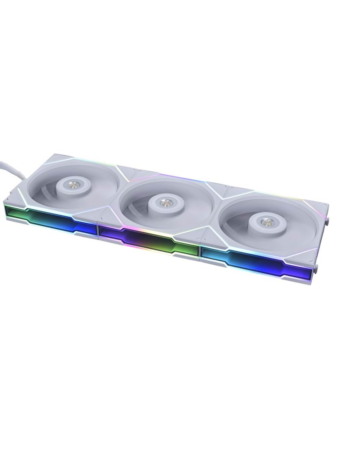 Lian Li Uni Fan TL 120 (3-pack) - Gehäuselüfter - 120mm - Weiß Mit Rgb-beleuchtung - 33 Dba - Gehaeuseluefter - 12tl3w