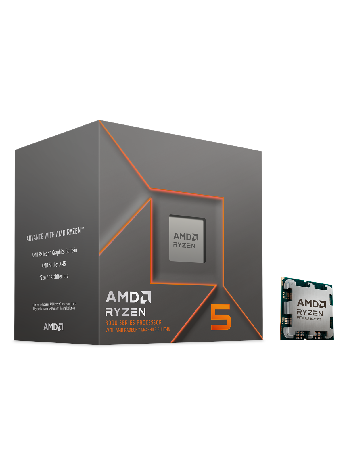 Amd Ryzen 5 8500g Wraith Stealth Cpu - 6 Kerne - 3.7 Ghz - Amd Am5 - Amd Boxed (Mit Kühler) - 100-100000931box