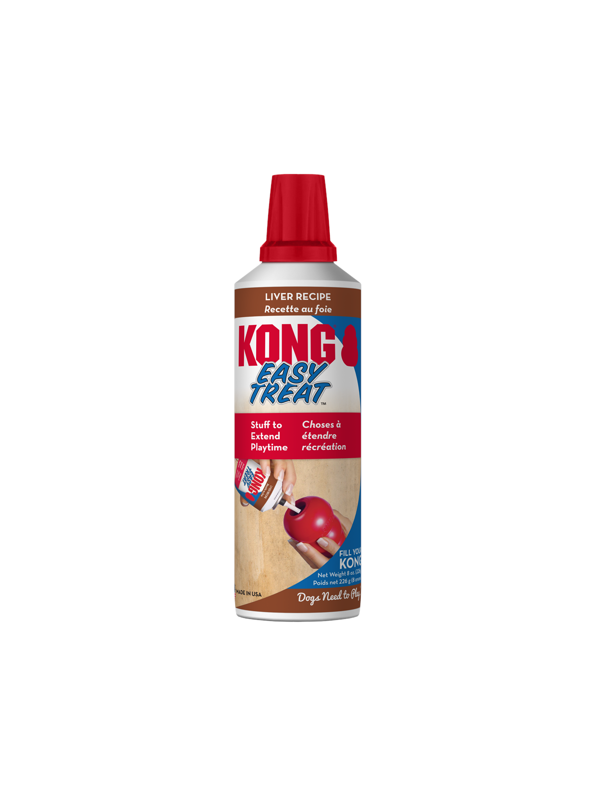 Kong Easy Treat Liver 236ml - Hunde - 634.6510