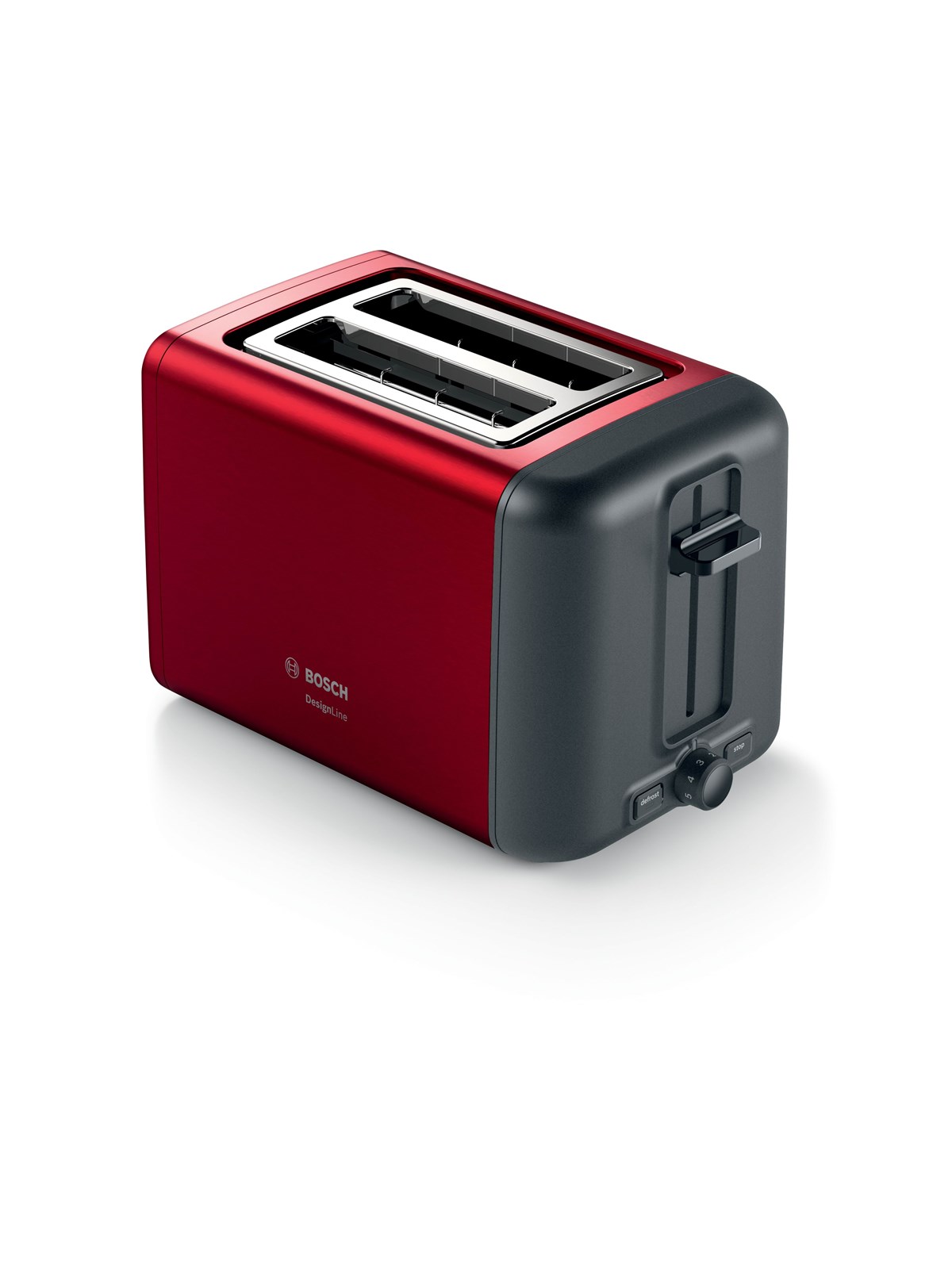 Bosch Toaster Tat3p424 - Red Metal