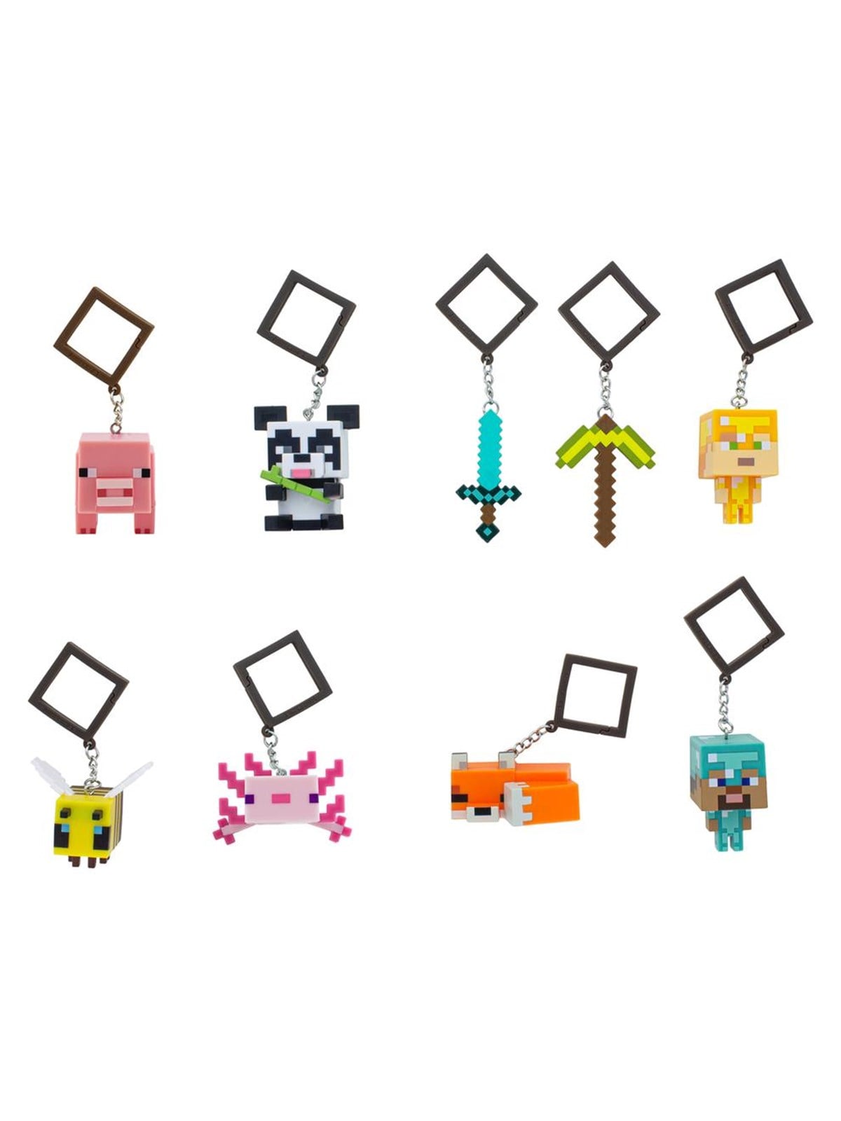 Paladone - Minecraft Backpack Buddies Keyring - 1 Pcs Blindbag - Merchandise - Pp10501mcf