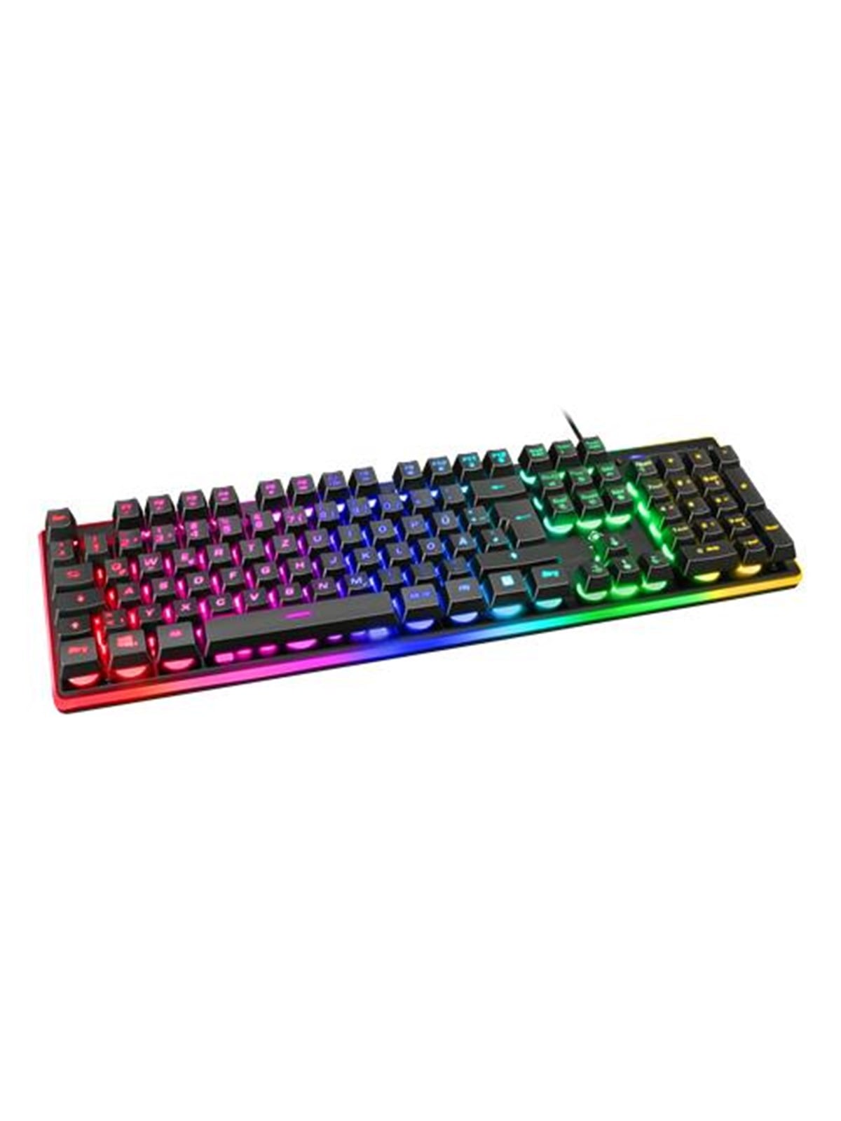 Deltaco Gaming Full Size - Gaming Tastaturen - Deutsch - Schwarz - Gam-021-rgb-de