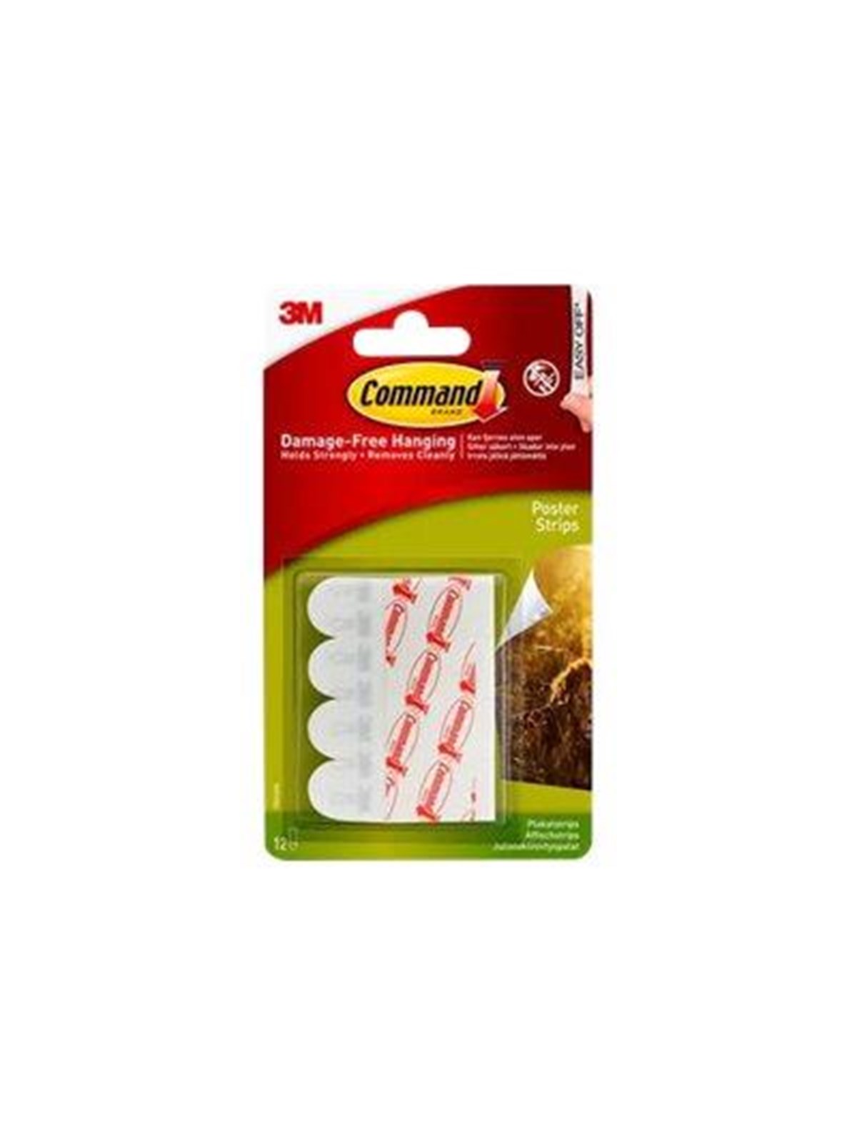 3M Plakatstrips 12 Strips - Kleiderbuegel Und Haken - 7100235895
