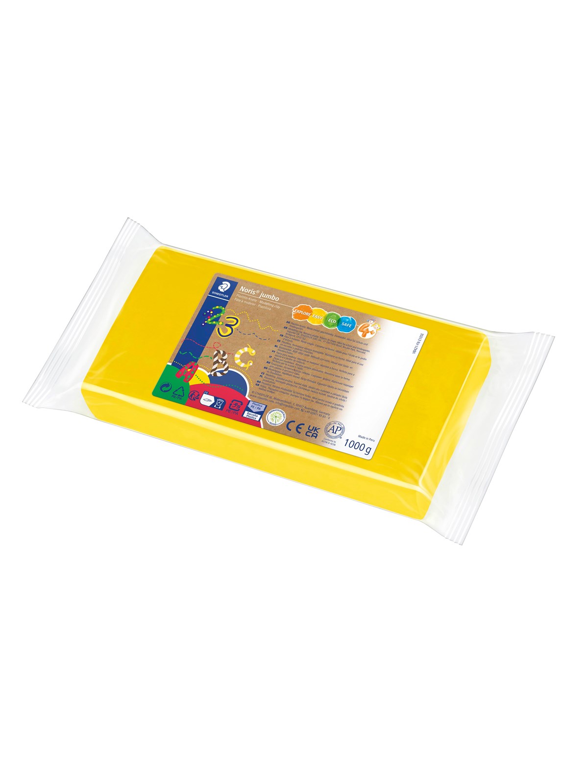 Staedtler Modelling Clay Noris j. Yellow 1kg - Hobby Zubehoer - 8421-1