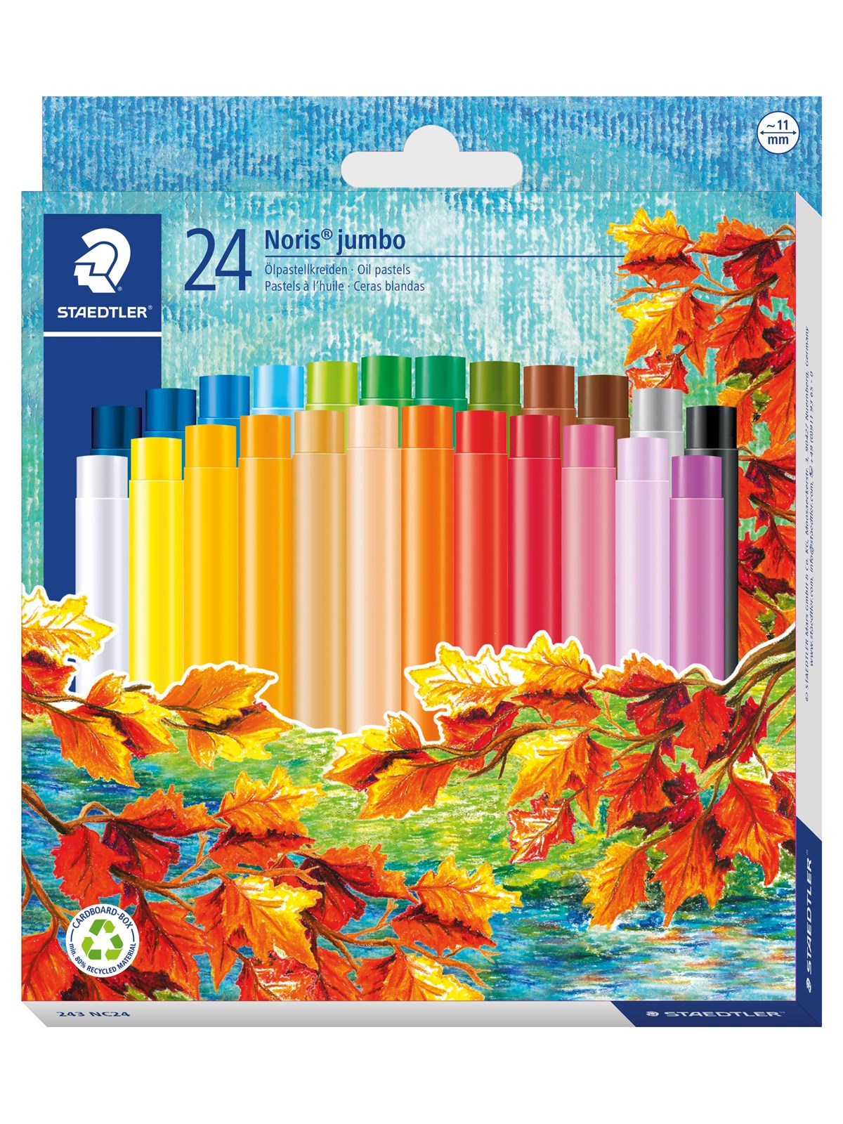 Staedtler Oil Pastels Jumbo 24pcs. - Utensilien Zum Schreiben Und Zeichnen - 243 Nc24