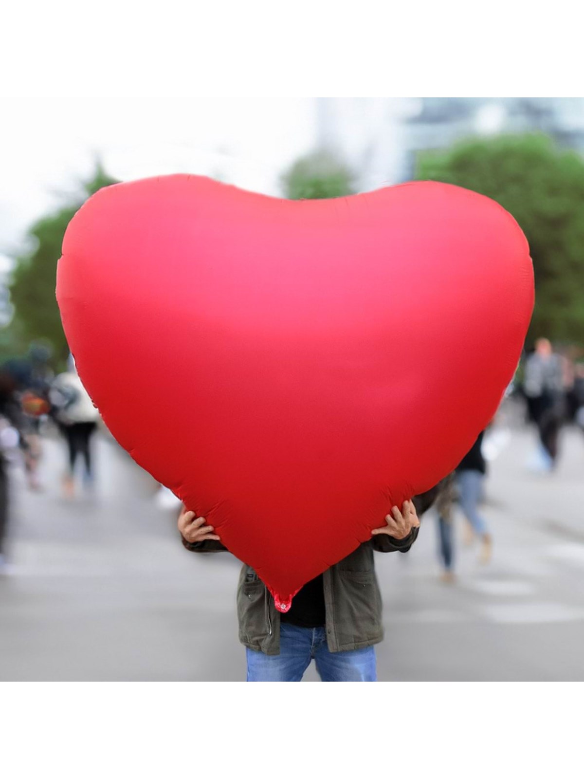 Mikamax Xxl Heart Foil Balloon - Gadget - 05131