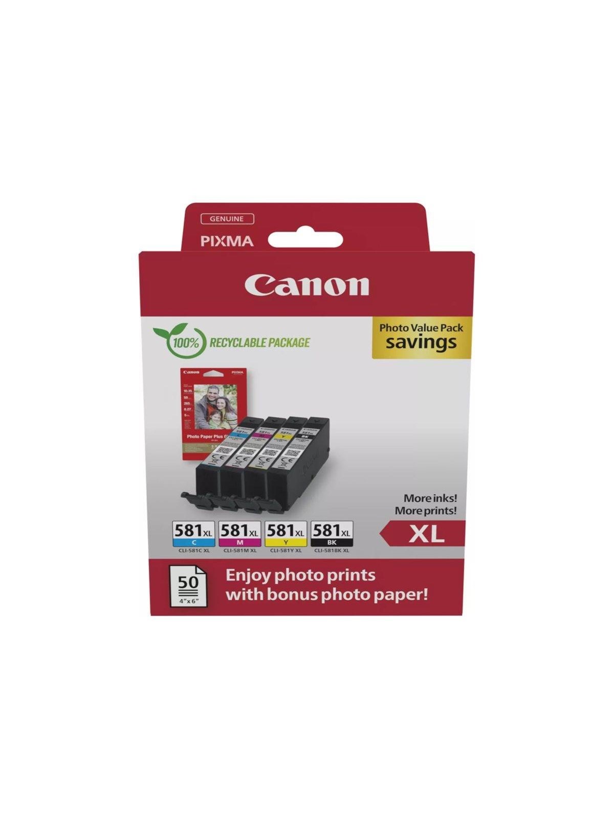 Canon Cli-581xl / 2052c006 High Valuepac - Papier Fotopapier Und Etiketten