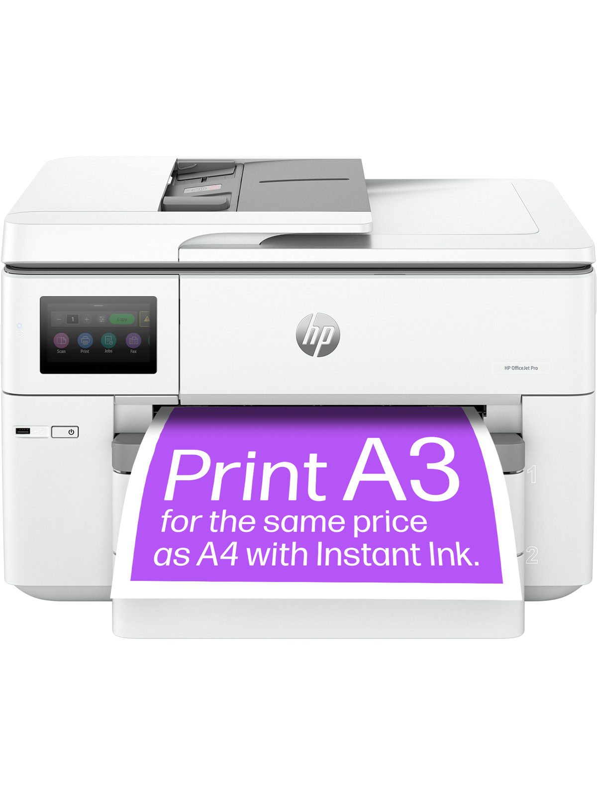HP Officejet Pro 9730e Wide Format A3 All in One Multifunktion - Farbe - Tinte - Drucker - 537p6b#629- Drucker