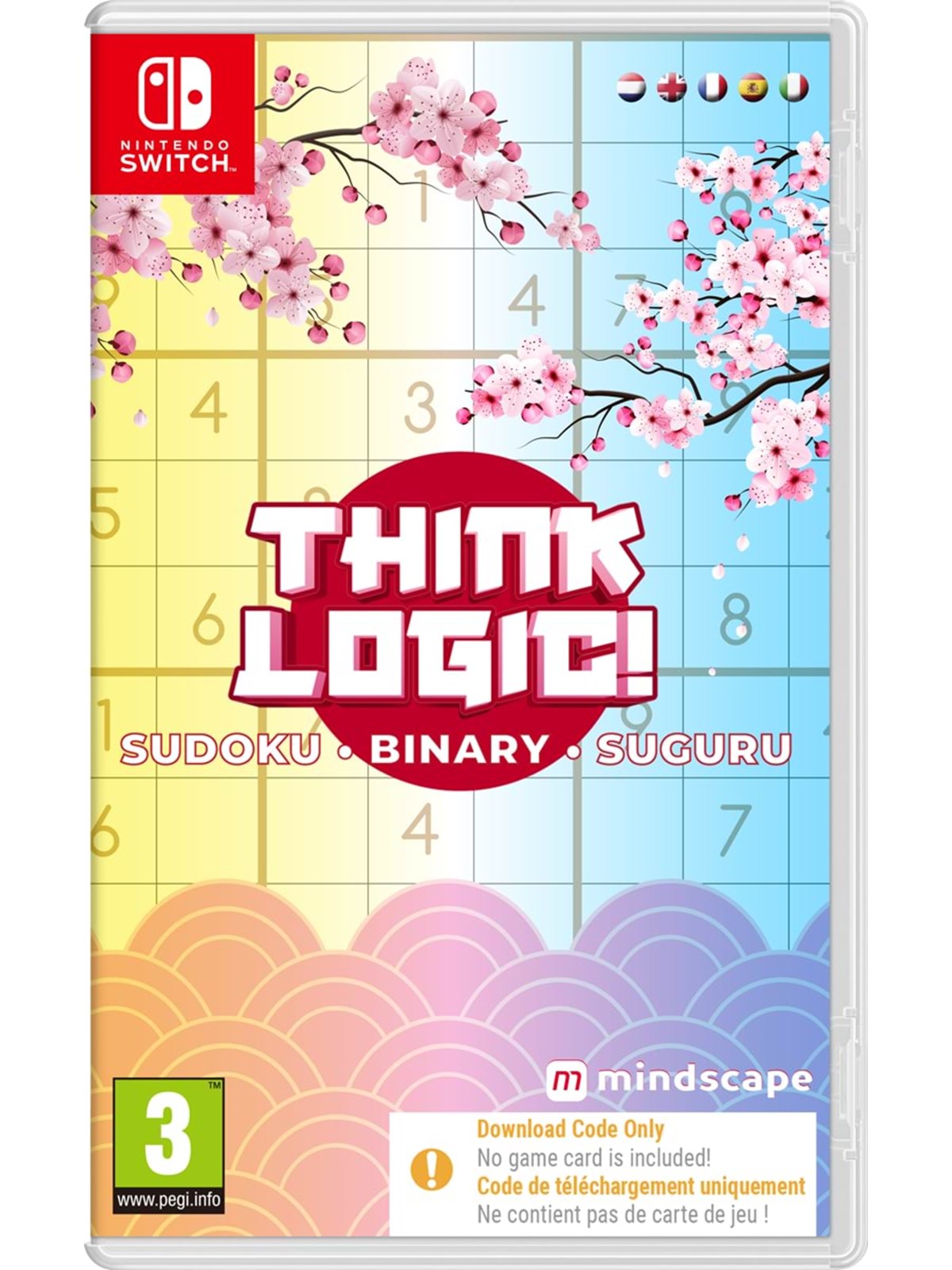 Think Logic! Sudoku - Binary - Suguru (Code in a Box) - Nintendo Switch - Puzzle - PEGI 3
