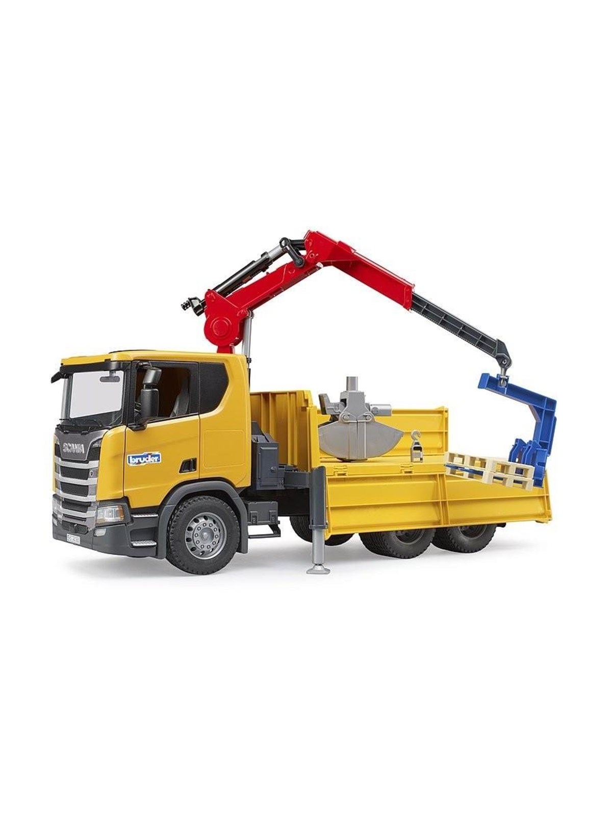 Bruder Scania Super 560r Construction Lorry With Crane - Spielzeugauto - Br3551
