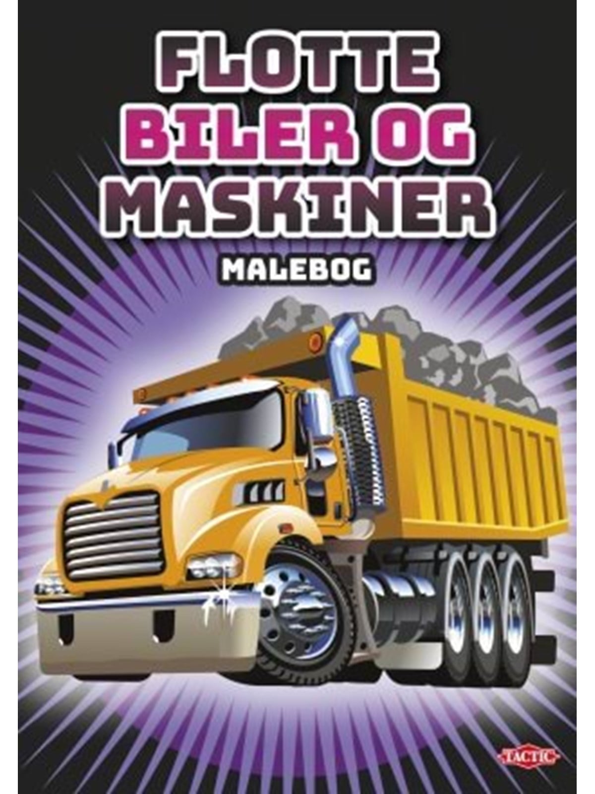 Tactic Flotte Biler og Maskiner Malebog - Kreativ Spiele - 52599