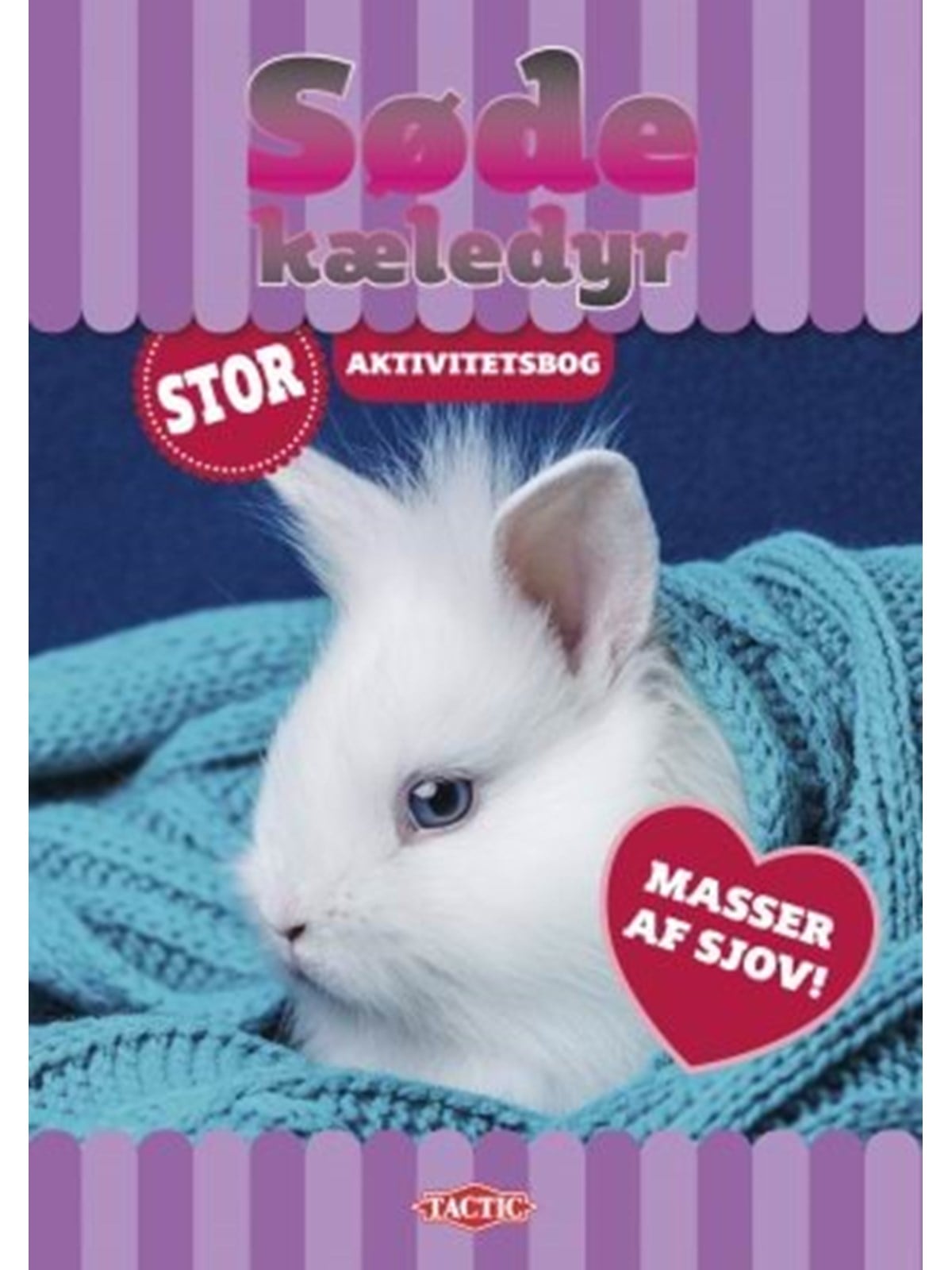 Tactic Søde Kæledyr Stor Aktivitetsbog (96s) - Kreativ Spiele - 53481