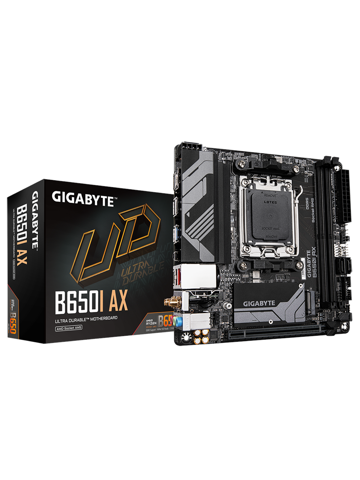 Gigabyte B650i AX Mainboard - Amd B650 - Amd Am5 Socket - Ddr5 Ram - Mini-itx