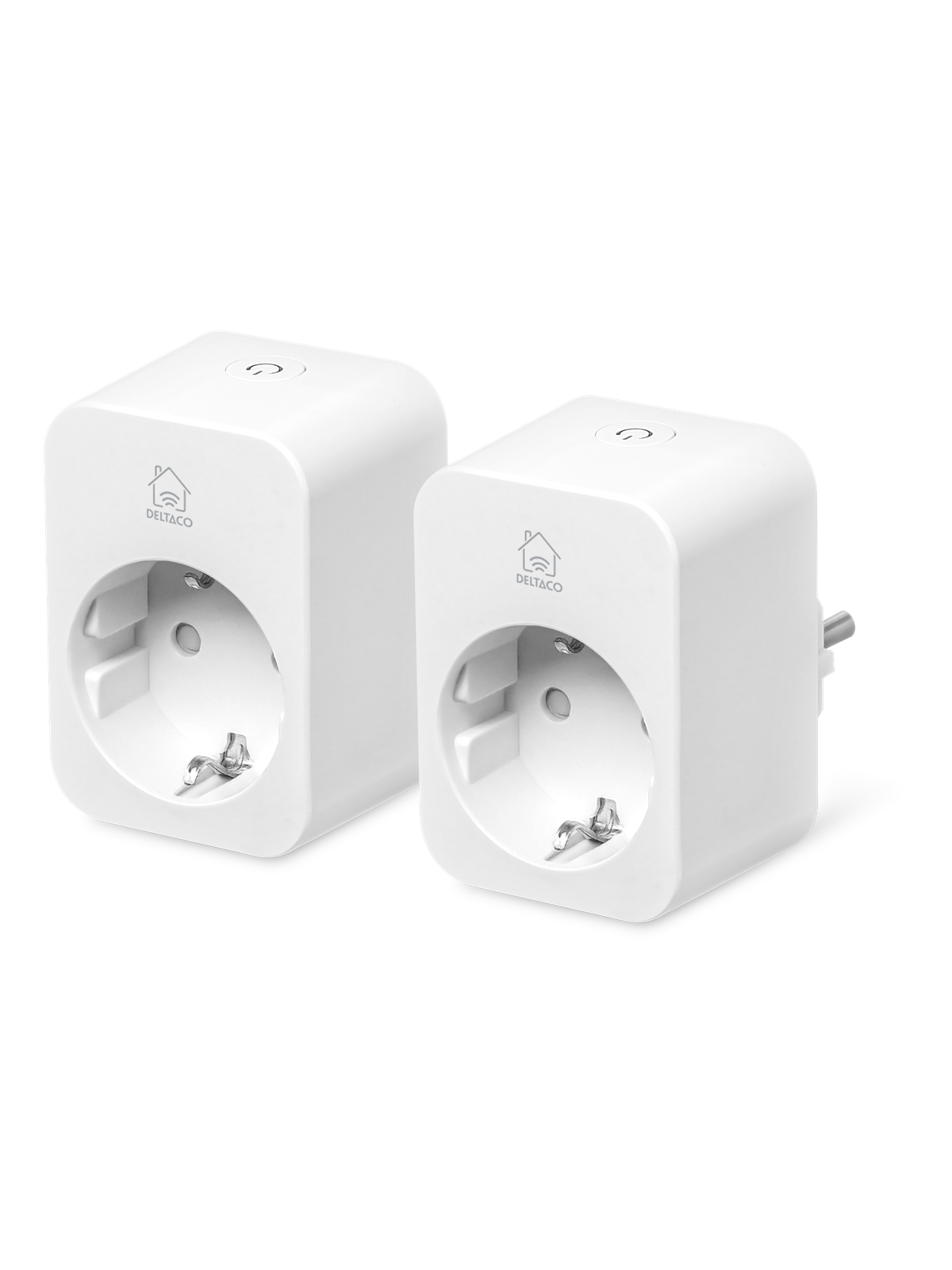 Deltaco Smart Home Smart Plug With Energy Monitoring 16a 2-pack - 1902276