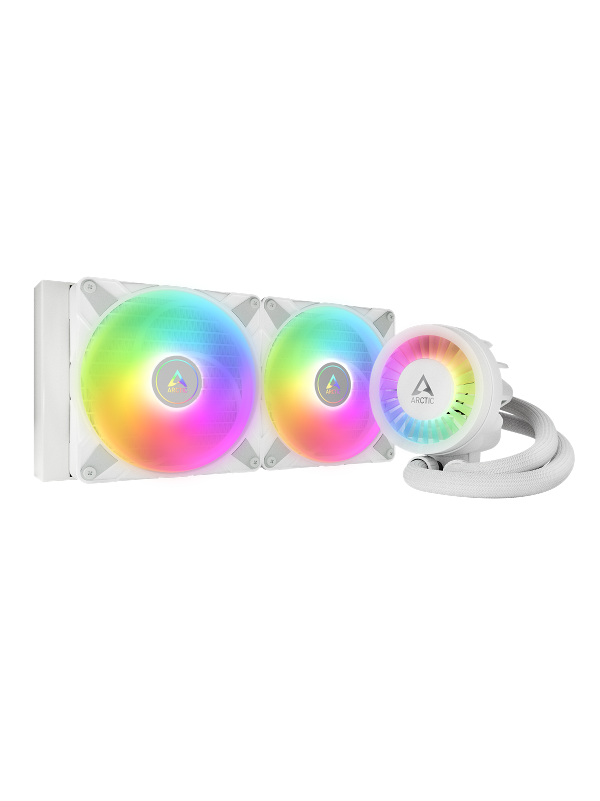 Arctic Liquid Freezer Iii 280 A-rgb - White - Cpu-wasserkühlung - Max 23 Dba - Cpu Kuehler - Acfre00151a