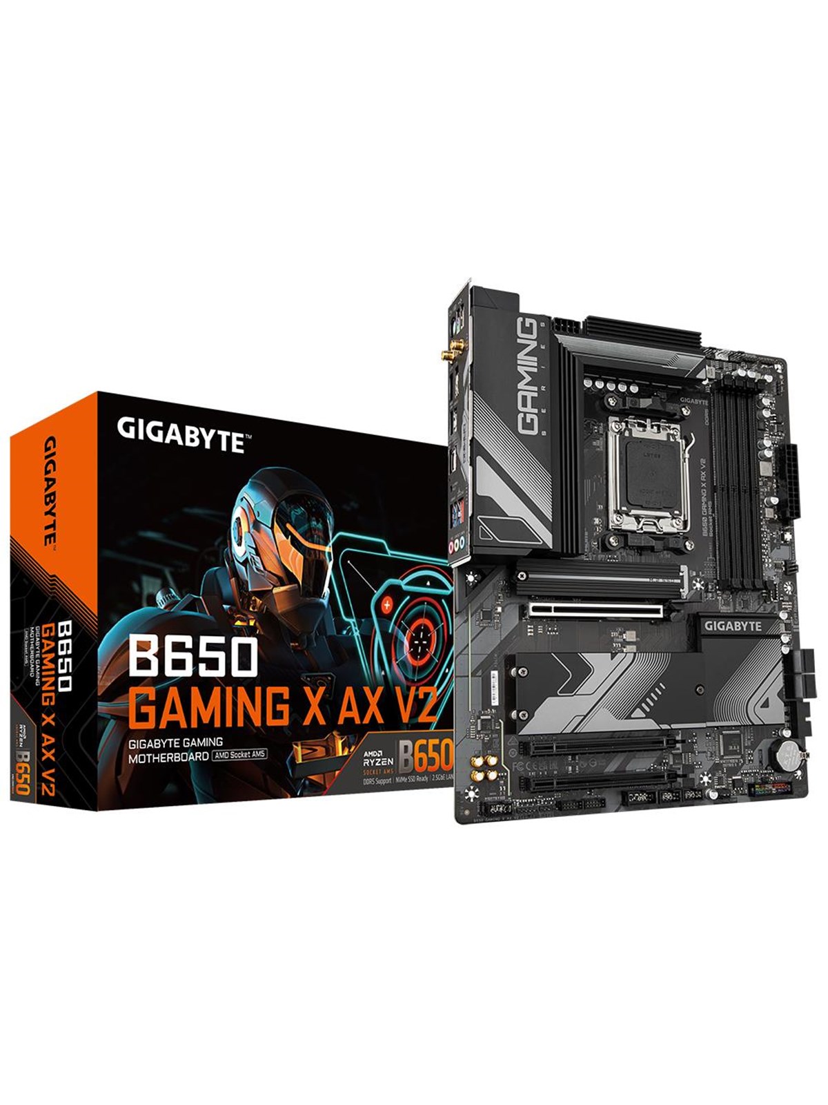 Gigabyte B650 Gaming X AX V2 Mainboard - Amd B650 - Amd Am5 Socket - Ddr5 Ram - Atx