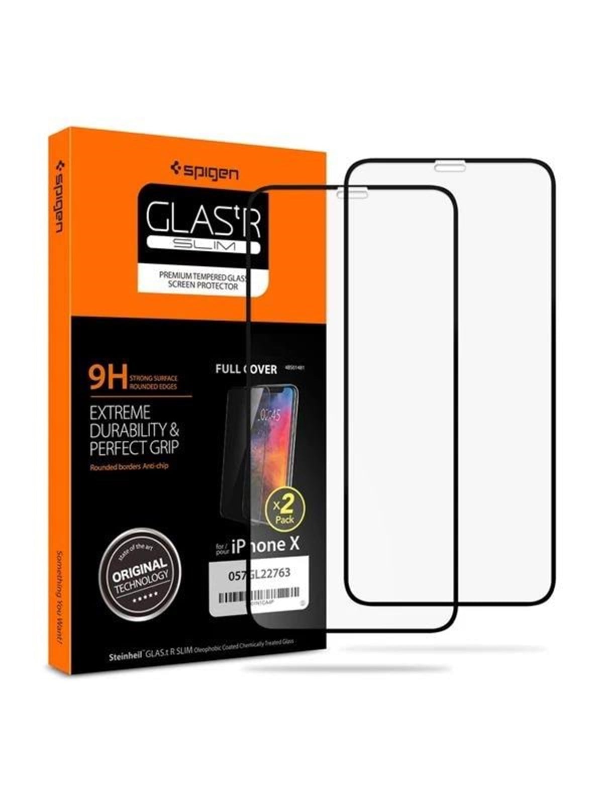 Spigen Glass FC 2 Pack - Black - Iphone 11 Pro/xs/x - Handys Schutzfolie - 057gl23120