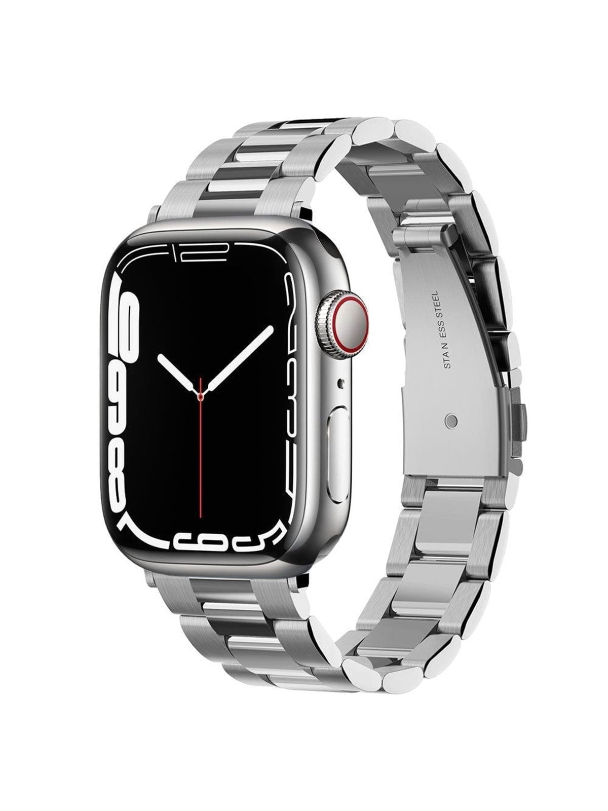 Spigen Modern Fit Watch Band - Silver - Apple Watch 42mm/41mm/40mm/38mm - Smartwatch Accessories - 061mp25943