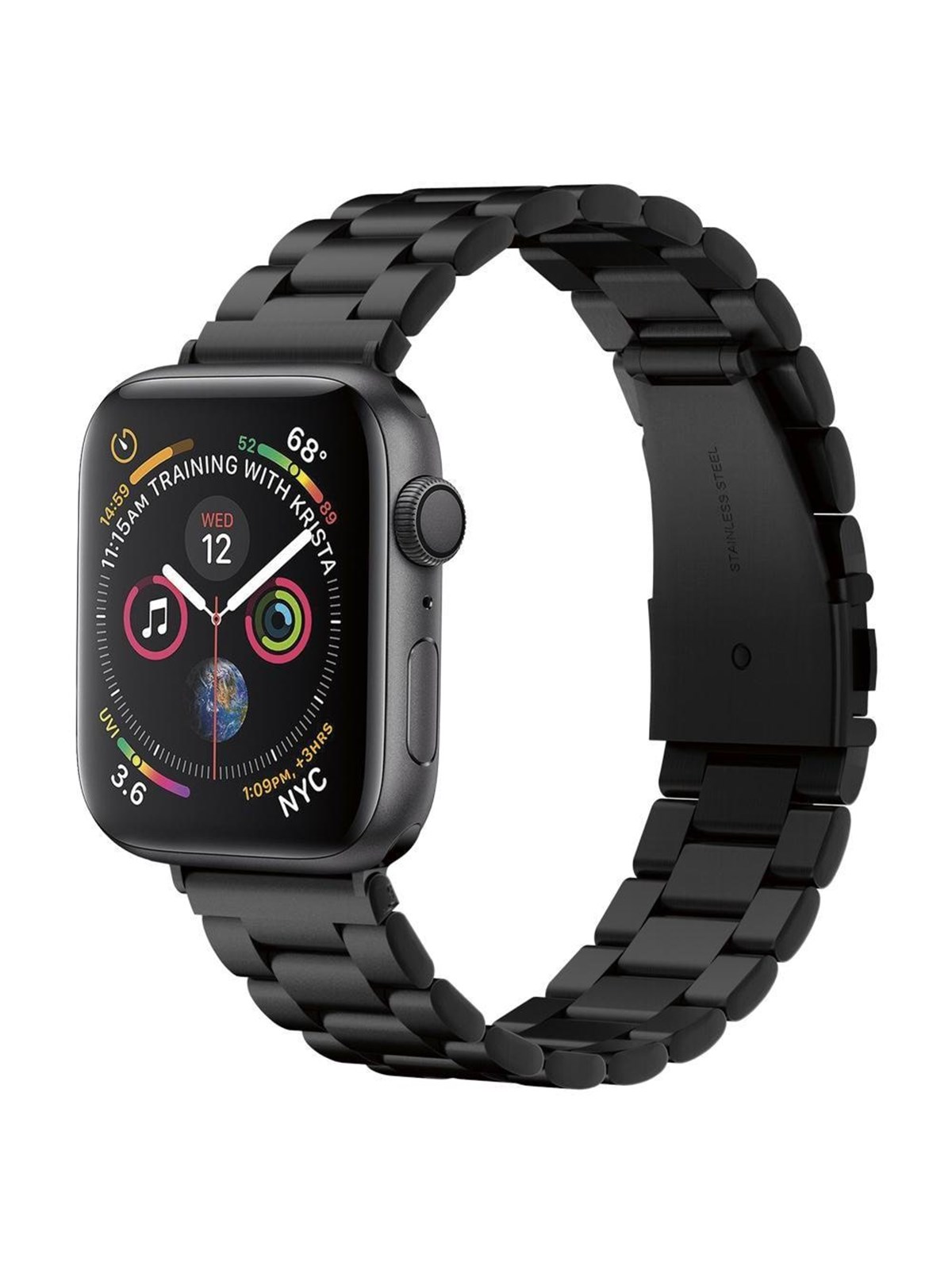 Spigen Modern Fit - Black - Apple Watch 49mm/46mm/45mm/44mm/42mm - Smartwatch Accessories - 062mp25403