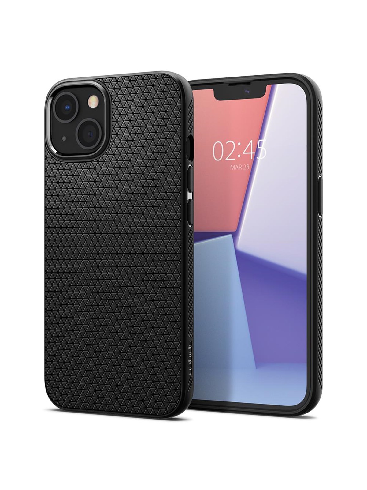 Spigen Liquid Air - Matte Black - Iphone 13 Mini - Handys Cover Cases - Acs03315