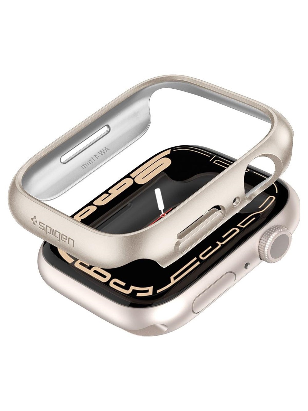 Spigen Thin Fit - Starlight - Apple Watch 9/8/7 41mm - Smartwatch Accessories - Acs04185