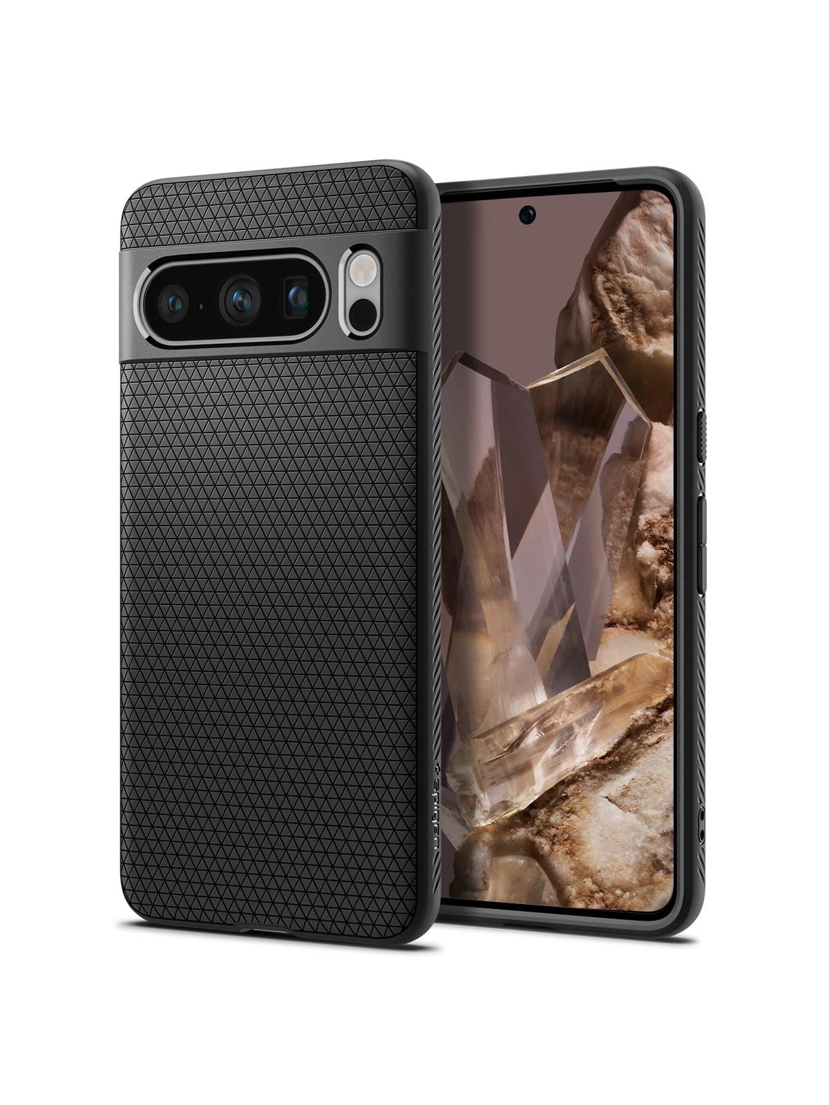 Spigen Liquid Air - Matte Black - Google Pixel 8 Pro - Handys Cover Cases - Acs06311