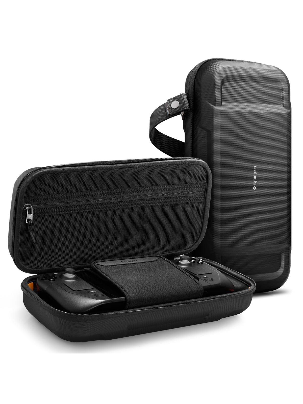 Spigen Rugged Armor Pro Pouch - Black - Steam Deck - Gaming Zubehoer - Afa03731