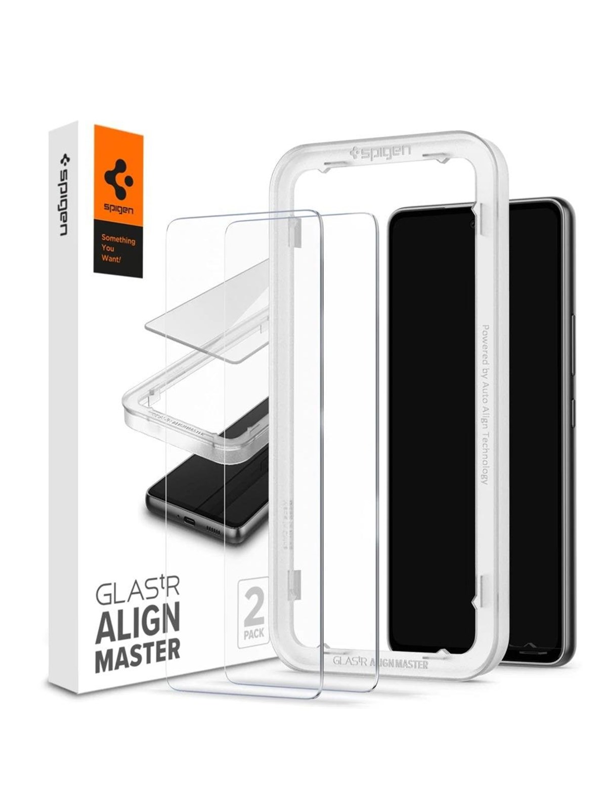 Spigen Alignmaster Glas.tR 2 Pack - Samsung Galaxy A53 5G - Handys Schutzfolie - Agl04306
