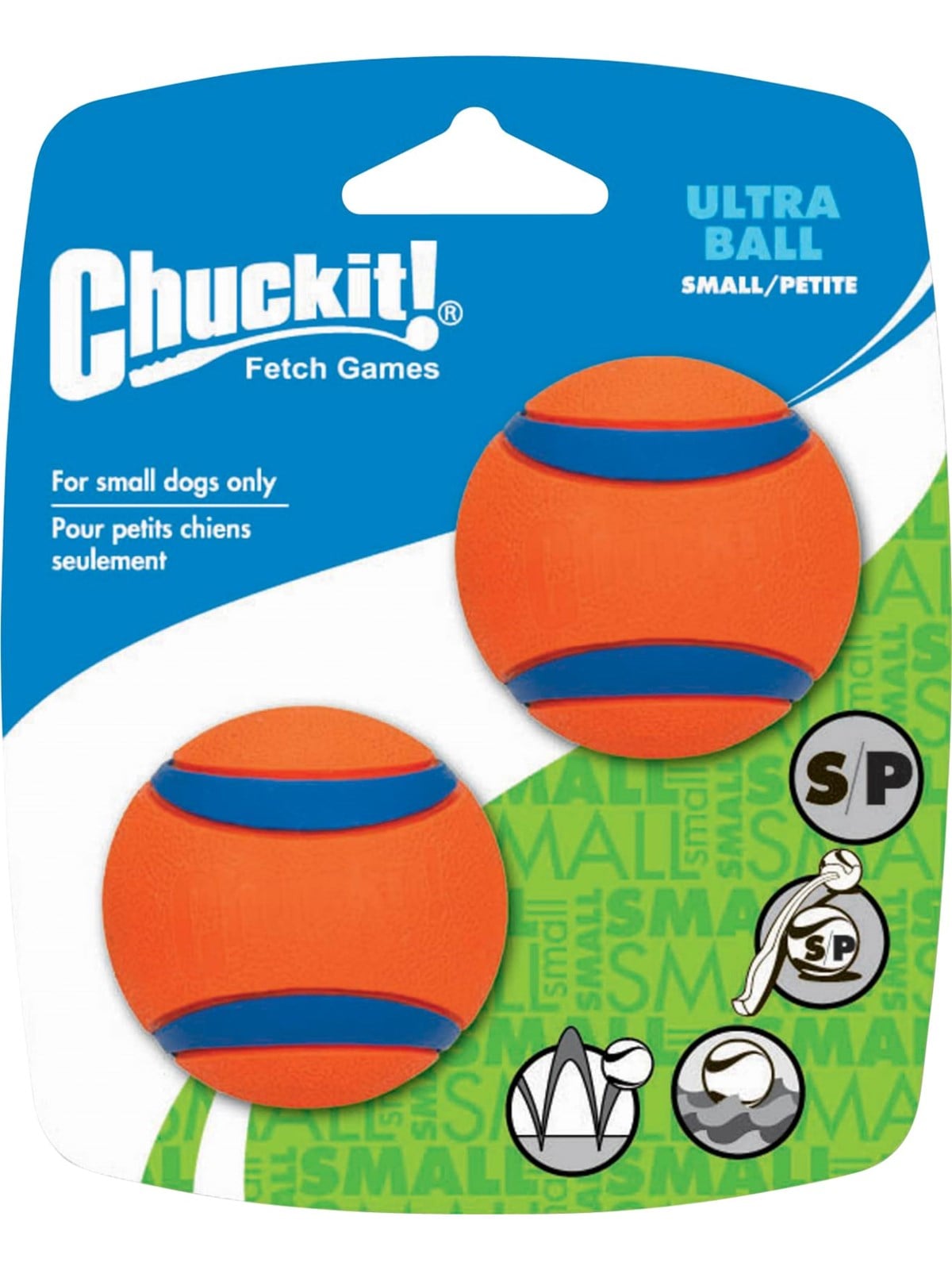 Chuckit Ultra Ball Small 5cm (2-pack) - Hunde - Chuc17020