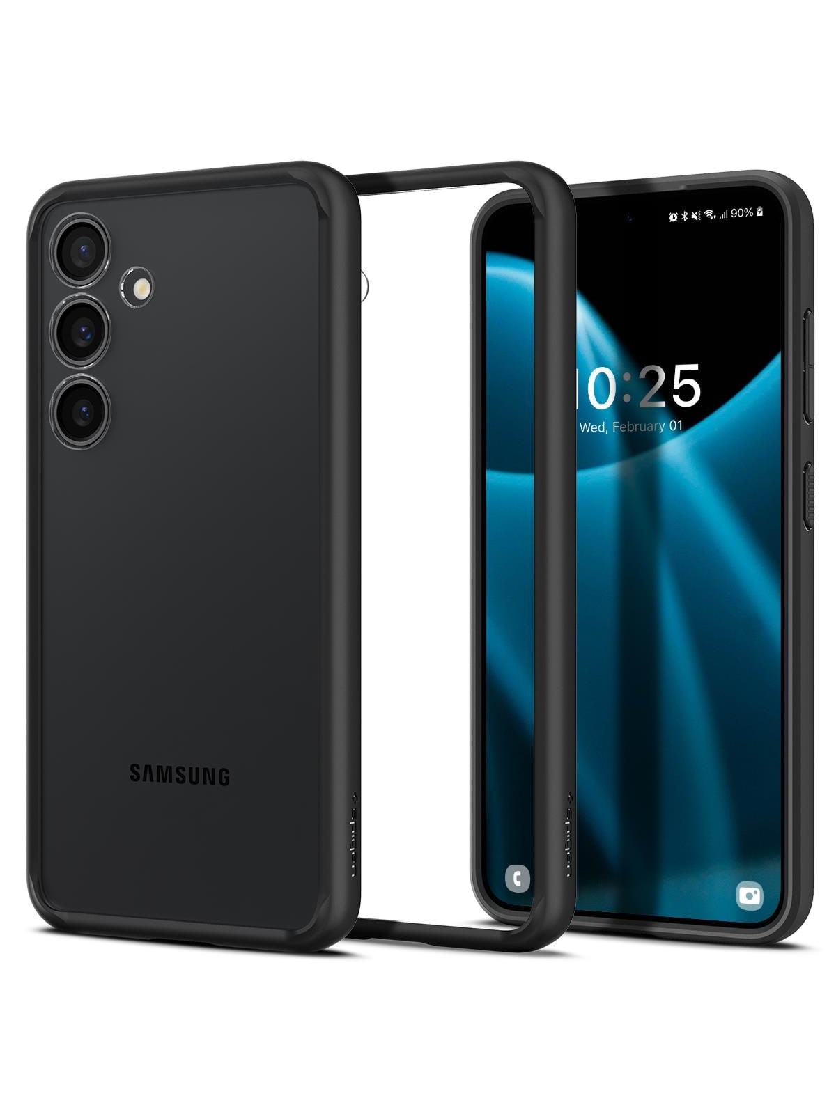 Spigen Ultra Hybrid - Matte Black - Samsung Galaxy S24 - Handys Cover Cases - Acs07352