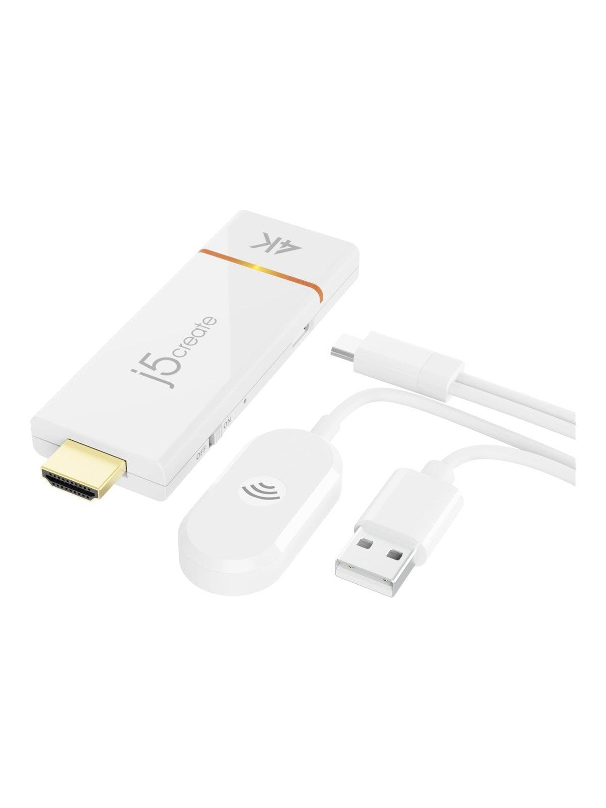 J5create Screencast 4K Wireless Display Adapter - Repeater Transceiver - Jvaw76-n