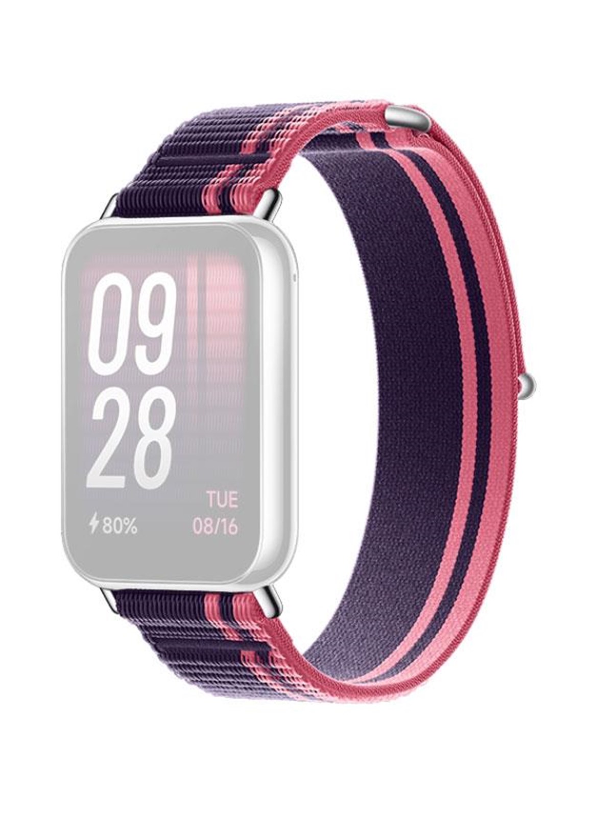 Xiaomi Smart Band 9 Pro/8 Pro Braided Quick Release Strap - Rose / Purple - Smartwatch Accessories - Bhr8001gl