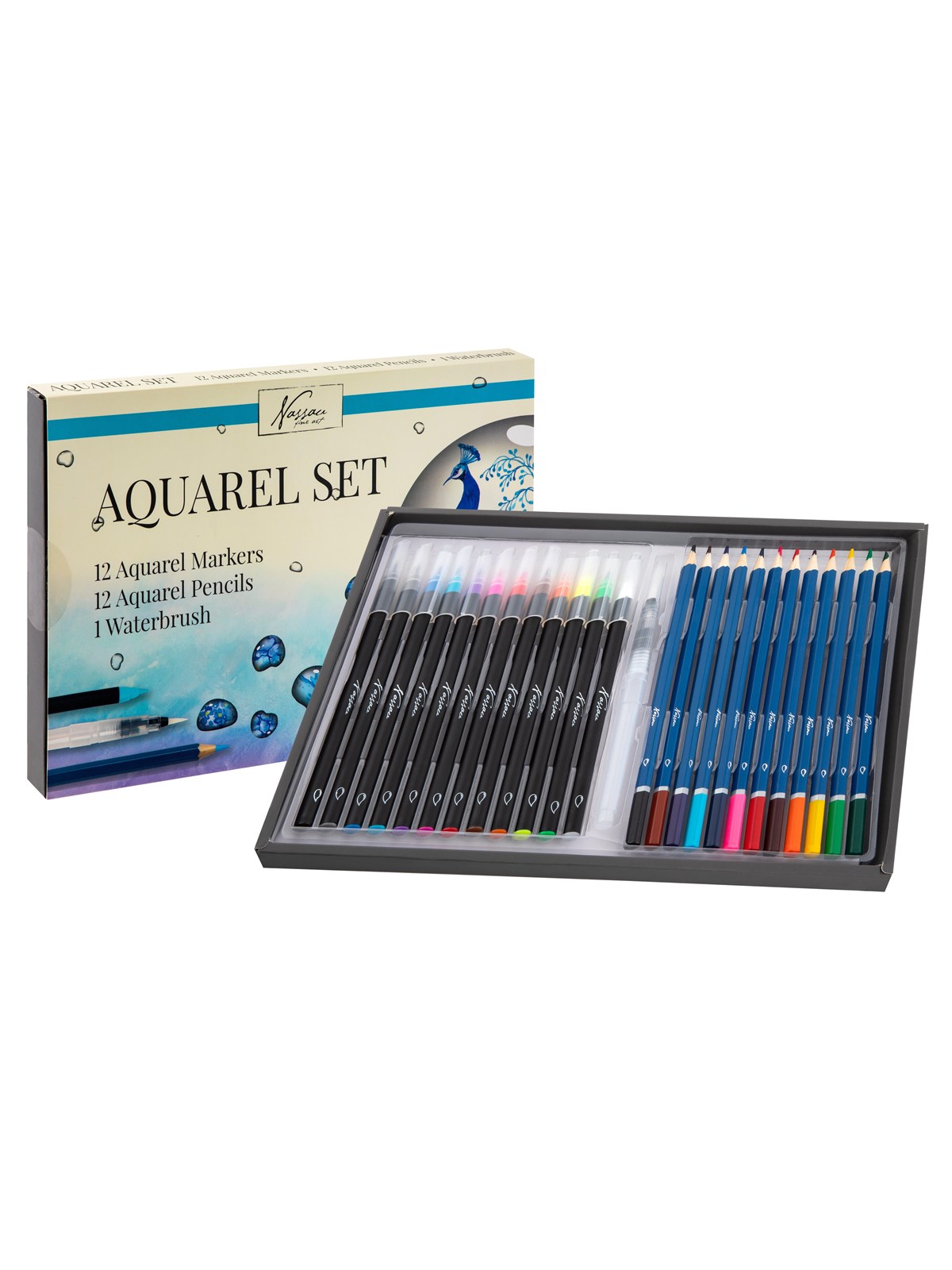 Nassau Aquarel Start Set 13 Pcs - Kunst Handwerk Ausstattung - Ar0522/ge