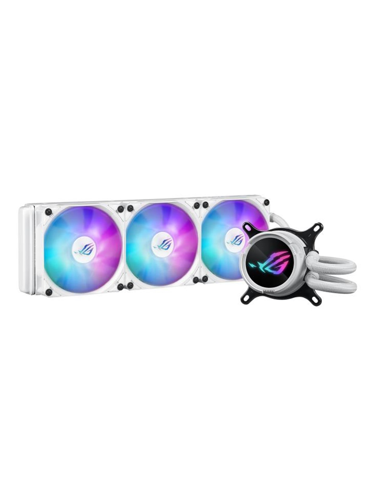 Asus Rog Strix LC Iii 360 Argb - White - Cpu-wasserkühlung - Cpu Kuehler - 90rc00t2-m0uay0