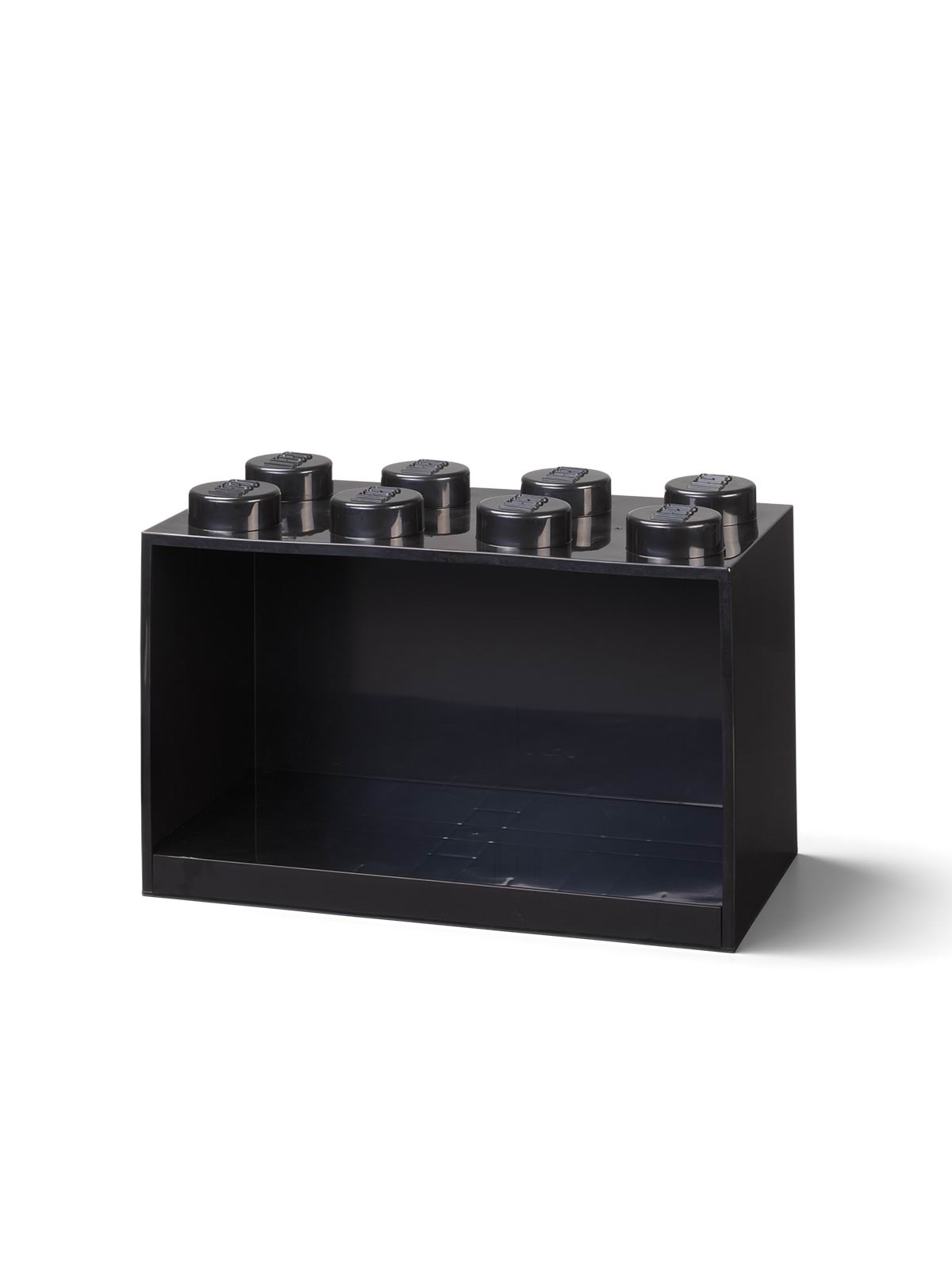 Lego Brick Shelf 8 Knobs - Black - Kinderzimmer - 41151733