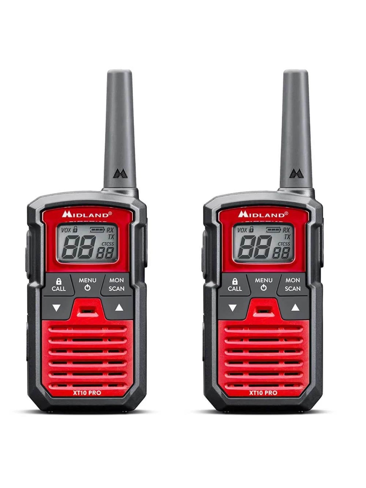 Midland Walkie Talkie Xt10 Pro Black/red - C1459