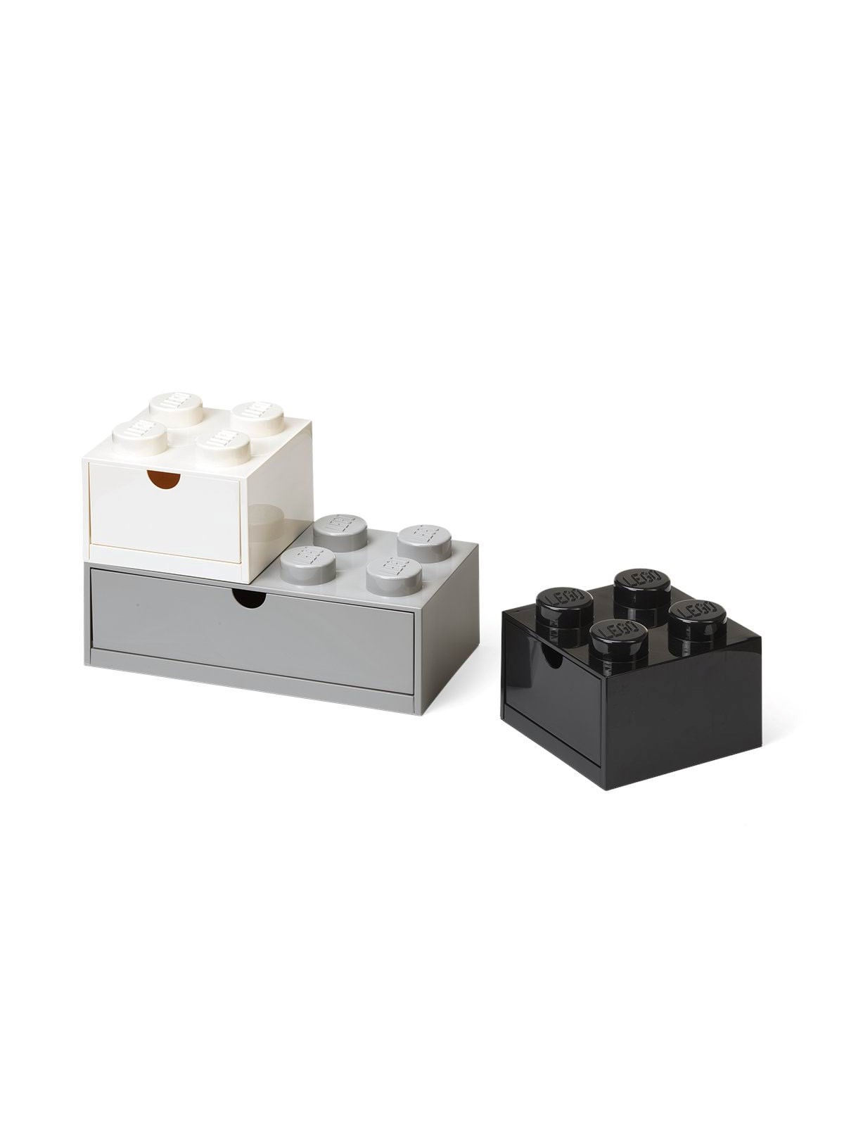 Lego Desk Drawer Set - Black Grey & White - Kinderzimmer - 43250801
